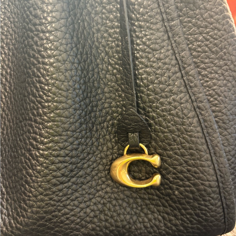 Coach Bella Leather Shoulder Bag - Picture 13 of 16